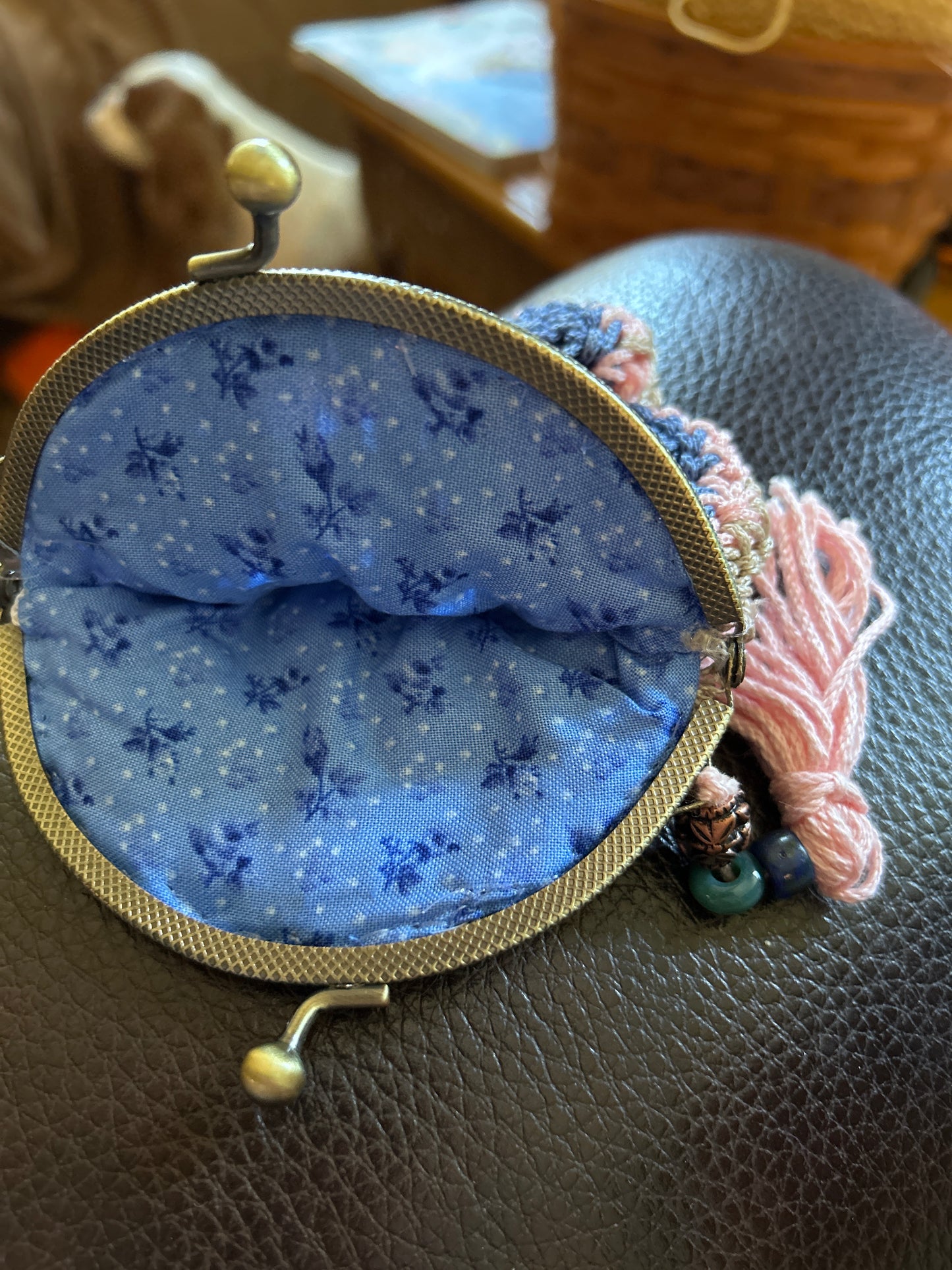 Coin Purse Blue Bells