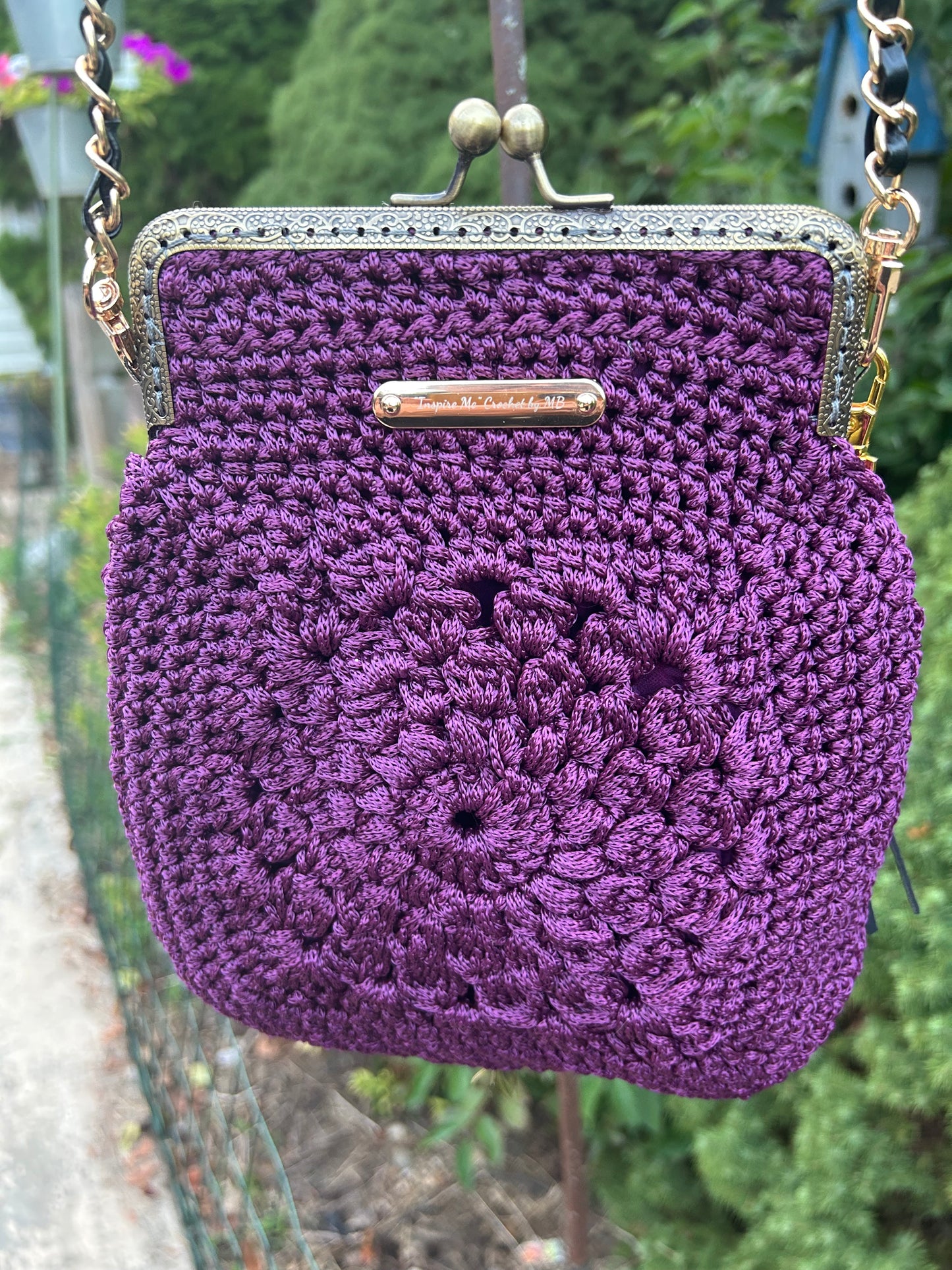 Cell phone bag. Plum Crazy