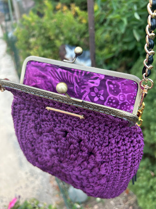 Cell phone bag. Plum Crazy